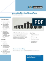 Rebuildable Steel Breathers: For High-Flow Applications