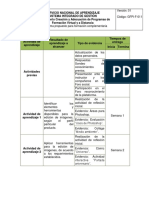 Cronograma de Actividades