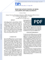 A Novel Method For Fatigue Testing of Mems Devices Containing Movable Elements