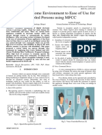 Voice Control Home Environment To Ease of Use For Disabled Persons Using MFCC