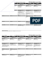 PPS Daily Math Lesson Plans: Monday Tuesday Wednesday Thursday Friday