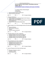 Test Bank For Statistics For Business and Economics 12th Edition Anderson