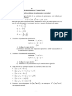 Lista de Ejercicios para El Examen Parcial