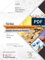 Two Days Specialized Training Workshop On Islamic Banking & Finance in Canada