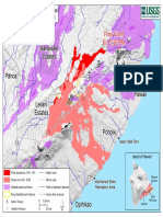 Kilauea Lower East Rift Zone Fissures and Flows, June 1