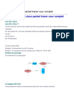 Access List Cisco Packet Tracer Cour Complet