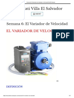 Semana 6 - El Variador de Velocidad - Mi Senati Villa El Salvador