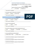 Encuesta de Producytos de Limpieza