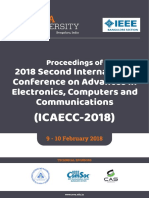 Proceedings ICAECC 2018 FINAL With Cover Page