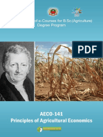 Principles of Agricultural Economics