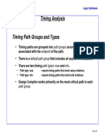 Timing Analysis: Path Group