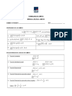 Formulario de Límites - Propiedades y Reglas