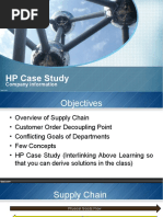 HP Supply Chain Case Study