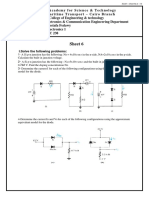 Sheet 6: I.Solve The Following Problems