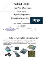 Embedded Linux: Using Pee Wee Linux