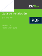 BioTime 7.0 - Guia de Instalacion