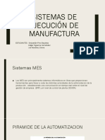 Sistemas de Ejecución de Manufactura