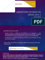 Laboratorio de Bases de Datos 2015-2