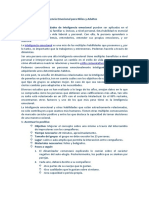 10 Dinámicas de Inteligencia Emocional para Niños y Adultos