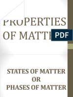 Properties of Matter