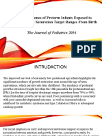 Growth Outcomes of Preterm Infants Exposed To Different Oxygen Saturation Target Ranges From Birth