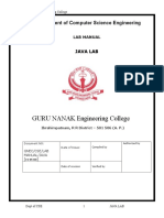 Java Lab Manual