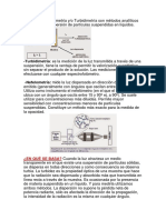 Turbidimetria y Nefelometria