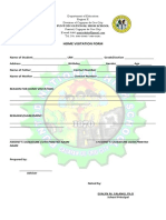 Home Visitation Form: Puntod National High School