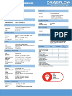 Dragflow Model Drm85E22: Working Dimensions Propulsion