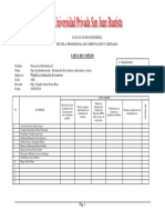 Lista Cotejos Semana 13