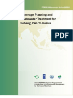 Sewerage Planning and Wastewater Treatment For Sabang, Puerto Galera