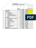 Work Schedule Hostel For Sri Lanka German Technical Instituition, Kilinochchi