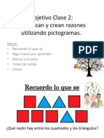 Clase 2 Identifica y Crean Razones Utilizando Pictogramas