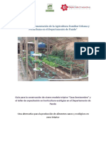 Apoyo A La Implementación de La Agricultura Familiar Urbana y Periurbana en El Departamento de Pando. para La Agricultura Urbana y Perirurbana de Pando (Amazonía), Bolivia