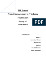 Project Management in IT Industry