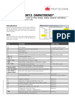 TN 13 Omnitrend Shortcuts