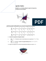 Ejercicios de Integrales Triples