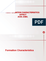 How Formation Characterisitics Affect Acid Jobs