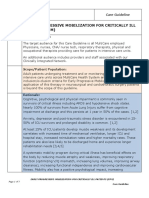 Early Mobility Care Guideline