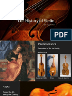 The History of Violin