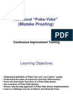 All About "Poka-Yoke" (Mistake Proofing) : Continuous Improvement Training