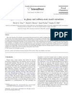 Lipid Oxidation in Glassy and Rubbery-State Starch Extrudates