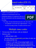 Concatenated Codes (CH 15)