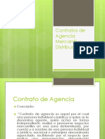 Contrato de Agencia y Distribucion