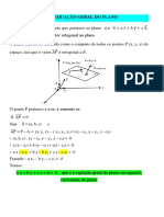 20 - Planos - Equacao Geral - Vetorial - Parametricas PDF