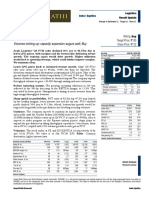 Aegis Logistics: Volumes Inching Up Capacity Expansion Augurs Well Buy