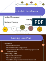 Fluid and Electrolyte Imbalances: Nursing Management Nursing Care Plan Discharge Planning Core Competencies