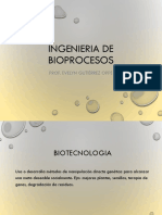 Ingenieria de Bioprocesos - Clase 1