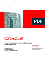 Oracle IT Architecture Release 3 Essentials Exam Study Guide