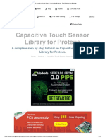 Capacitive Touch Sensor Library For Proteus - The Engineering Projects